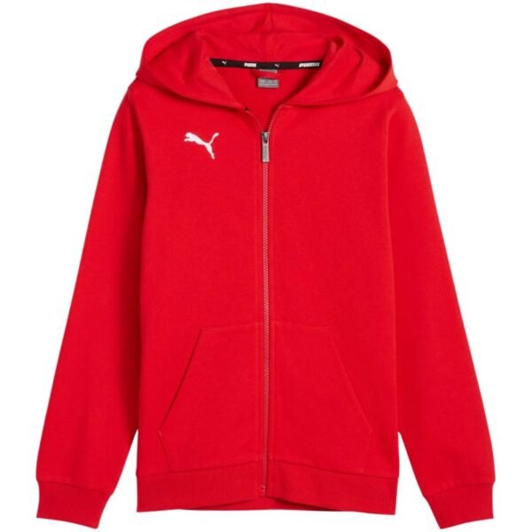 Puma teamGoal Casuals Hooded kids sweatshirt red 658596 01