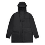 Rains CARGO LONG JACKET W3 12060 01 BLACK