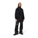 Rains CARGO LONG JACKET W3 12060 01 BLACK - Image 7