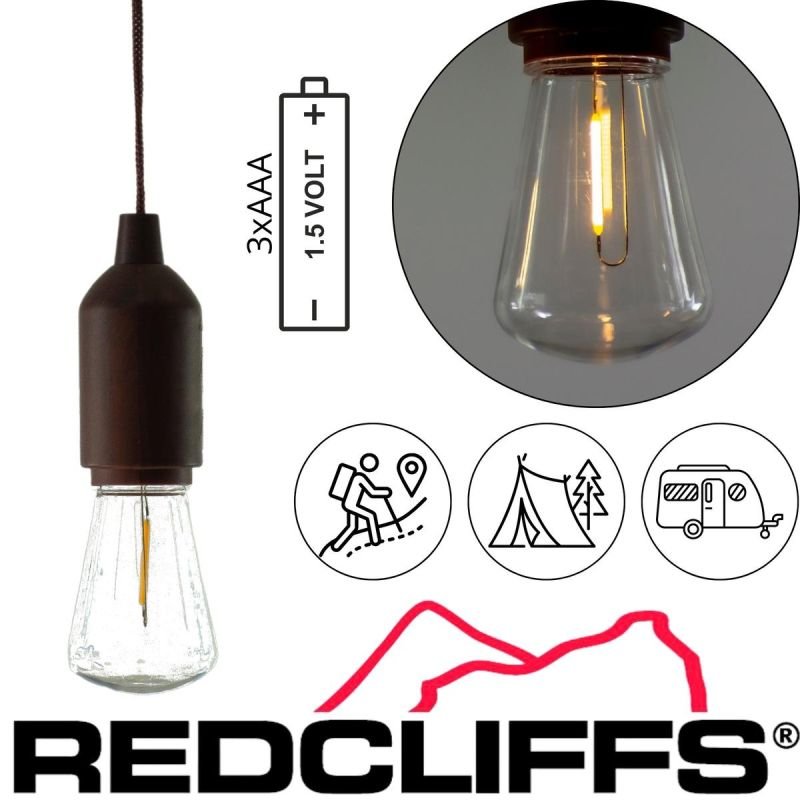 lupin-wear-ca-redcliffs-battery-powered-camping-bulb-lamp-model-2-1840040 REDCLIFFS BATTERY-POWERED CAMPING BULB LAMP MODEL 2 - Image 1