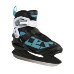 Roces ICY 5 womens ice skates black, white, and blue 450737 001