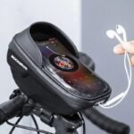 Rockbros Handlebar Phone Bag, Black - Image 3
