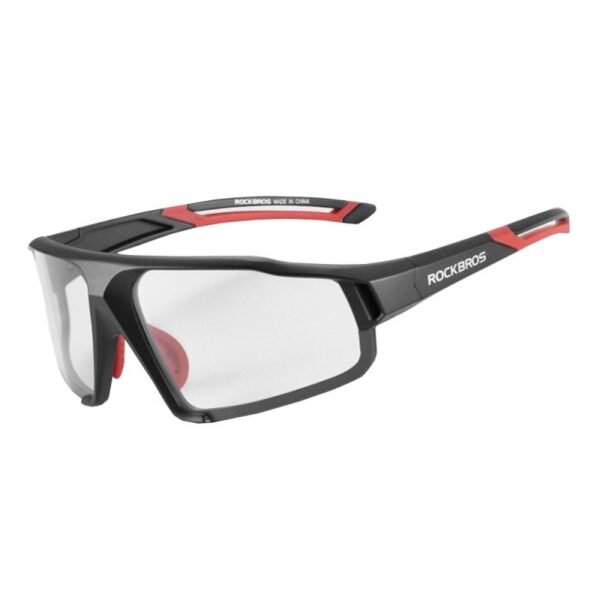 Rockbros photochromic glasses black and red