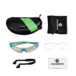 Rockbros photochromic sports glasses blue/green - Image 3