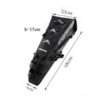 Rockbros Roll Saddle Bag 10L Black - Image 2