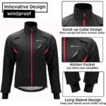 Rockbros Winter Cycling Jacket Black L