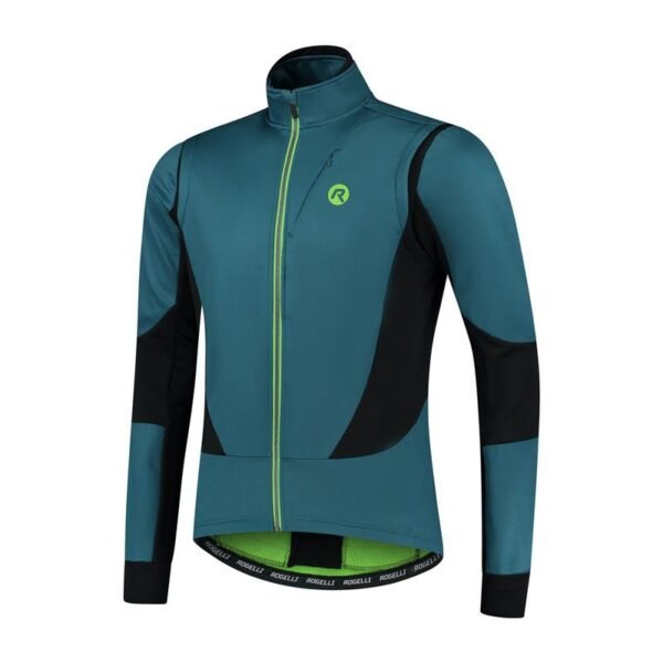 Rogelli BRAVE winter jacket blue-lime 2XL