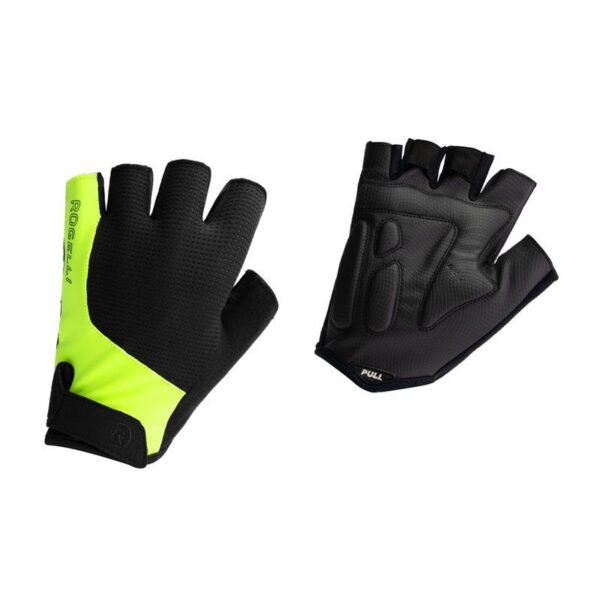 Rogelli ESSENTIAL gloves black-fluorescent XL