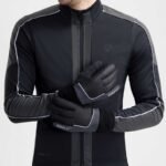 Rogelli ESSENTIAL HIVIS winter gloves black 3XL - Image 2