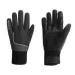 Rogelli ESSENTIAL HIVIS winter gloves black 3XL