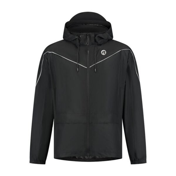 Rogelli ESSENTIAL rain jacket black 3XL
