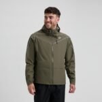 Rogelli ESSENTIAL rain jacket green S - Image 3