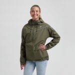 Rogelli ESSENTIAL rain jacket green S - Image 4