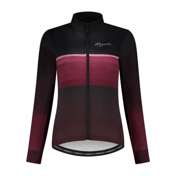 Rogelli IMPRESS II womens jacket burgundy M