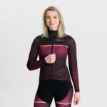 Rogelli IMPRESS II womens jacket burgundy XS - Image 3