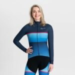 Rogelli IMPRESS II womens sweatshirt blue-pink XL - Image 3