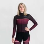 Rogelli IMPRESS II womens sweatshirt burgundy XS - Image 3
