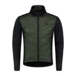 Rogelli WADDED II winter jacket green and black 2XL