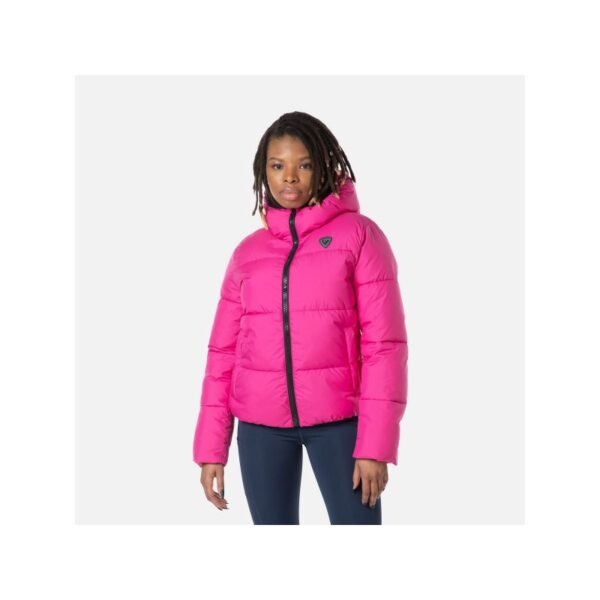 Rossignol W Puffy Hood Jkt Jacket Pink