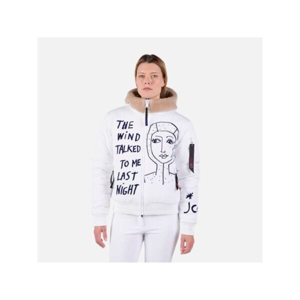 Rossignol W Yety Fleecy Bomber Jacket Jkt White