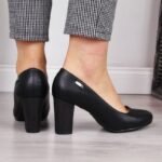 Sergio Leone W SK193A black block heel pumps - Image 3