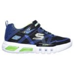 Skechers FLEX-GLOW Navy Blue Kids Sports Shoes (90542L-BBLM)