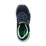 Skechers FLEX-GLOW Navy Blue Kids Sports Shoes (90542L-BBLM) - Image 3