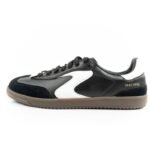 Skechers Kickoff womens sports shoes sneakers black leather - Image 2