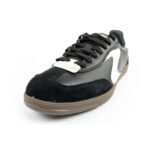 Skechers Kickoff womens sports shoes sneakers black leather - Image 3