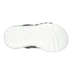 Skechers S Lights Flex-Glow Elite Jr sneakers 400135N-BKGY - Image 4