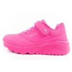 Skechers Uno Lite childrens sports sneakers shoes pink comfortable - Image 2