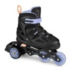 Spokey Quattro 4IN1 SPK-943430 inline skates size 34-37 BK/VT - Image 4