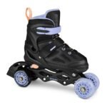Spokey Quattro 4IN1 SPK-943430 inline skates size 34-37 BK/VT - Image 5