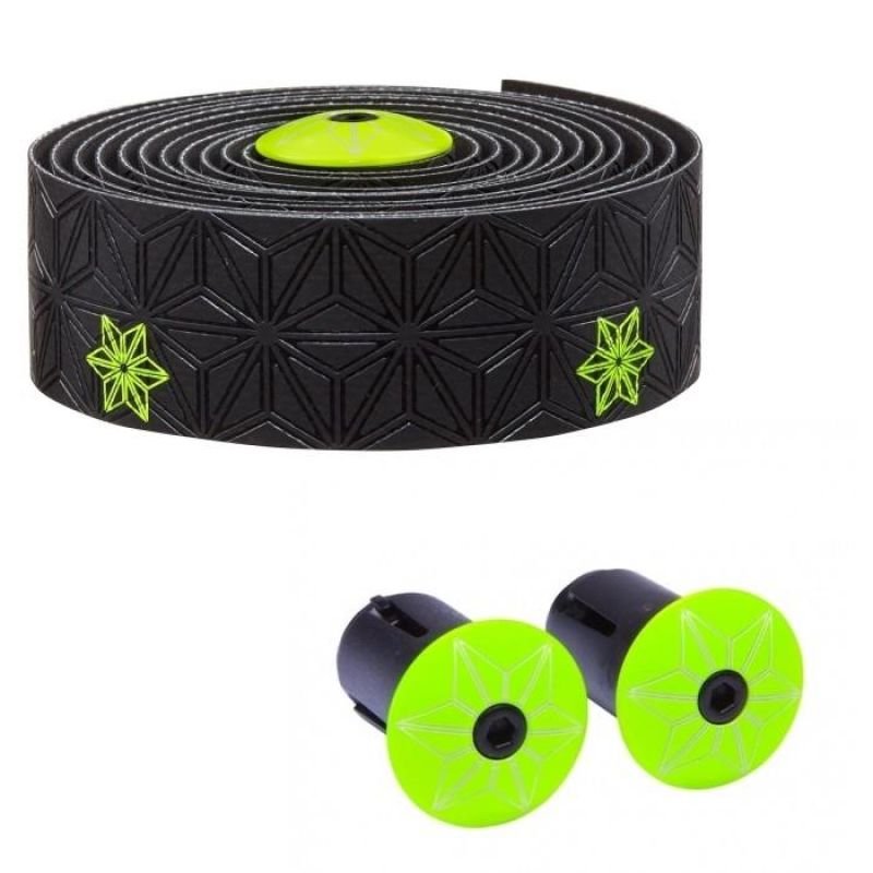 lupin-wear-ca-supacaz-super-sticky-galaxy-wrap-black-yellow-1890549 SUPACAZ SUPER STICKY GALAXY Wrap Black Yellow - Image 1