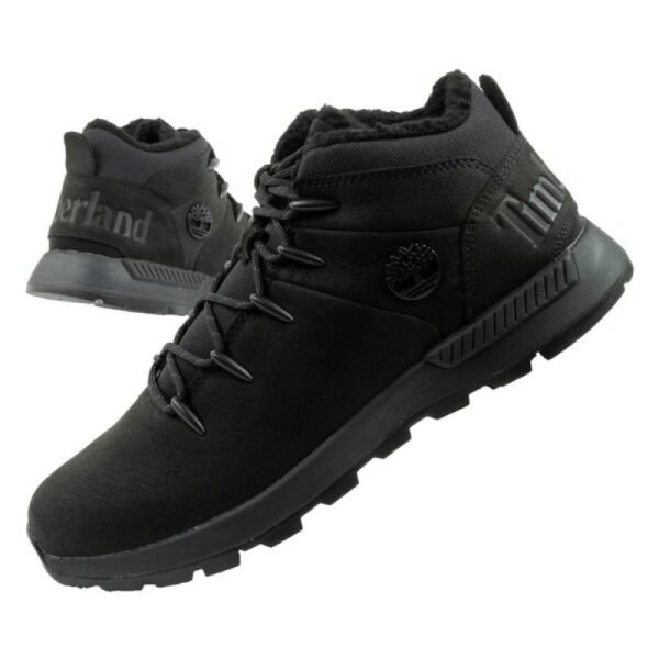 Timberland Mens Sprint Trekker Mid Insulated Hiking Boots, Black