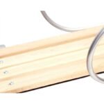 TOMEK METAL SLEDGE WITH BACKREST AND PUSHER, BLUE - Image 4