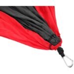TOURIST HAMMOCK 2 PERSON 270X140CM BLACK AND RED - Image 5