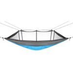 TOURIST HAMMOCK FOR 2 PEOPLE 270X140CM WITH MOSQUITO NET BLUE - Image 3