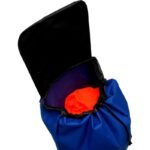 TROLLEY SHOPPING BAG ON WHEELS WITH FRAME 31L BLUE - Image 4