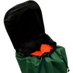 TROLLEY SHOPPING BAG ON WHEELS WITH FRAME 31L GREEN WHITE - Image 4