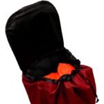 TROLLEY SHOPPING BAG ON WHEELS WITH FRAME 31L RED WHITE - Image 4