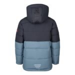 Trollkids Kids Gryllefjord childrens winter jacket with hood, insulated, waterproof, blue (365-620) - Image 2
