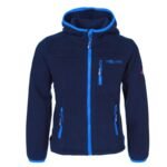 TrollKids Kids Stavanger Jacket navy/light blue windproof fleece jacket (706-110)