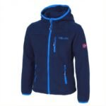 TrollKids Kids Stavanger Jacket navy/light blue windproof fleece jacket (706-110) - Image 3