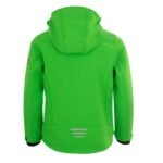 TrollKids Kids Trollfjord Jacket bright green/med blue windproof softshell jacket (161-304) - Image 2