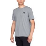UA Sportstyle Left Chest SS M 1326799 T-shirt - gray