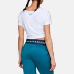 Under Armor Lightweight Lux Crop Tee W 1305484-100 - Image 2