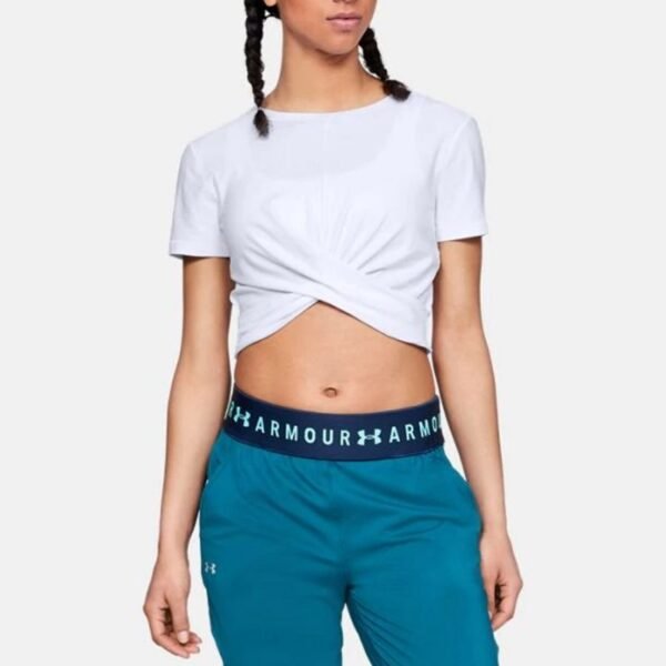 Under Armor Lightweight Lux Crop Tee W 1305484-100