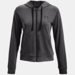 Under Armor Rival Terry FZ Hoodie W 1369853 010 - Image 3