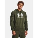 Under Armor UA Armor Fleece Big Logo HD hoodie M 1379743-390 - Image 2